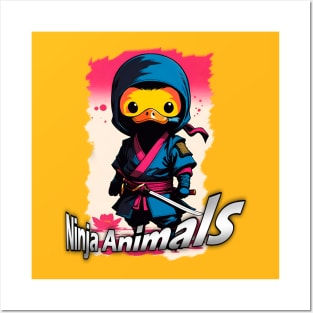 Ninja Animals Posters and Art